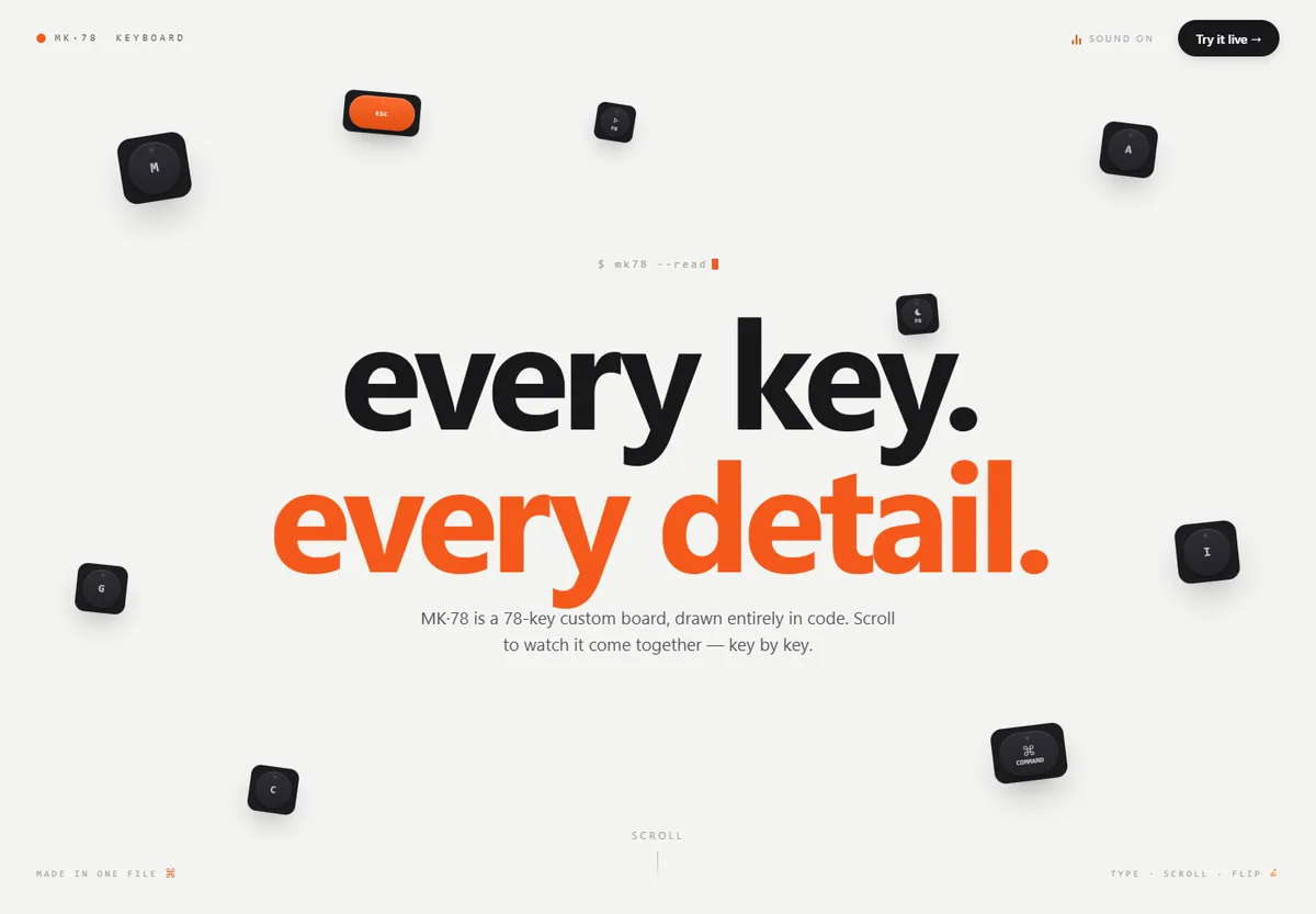 MSBR·2209 — every key. every detail. — hero screenshot