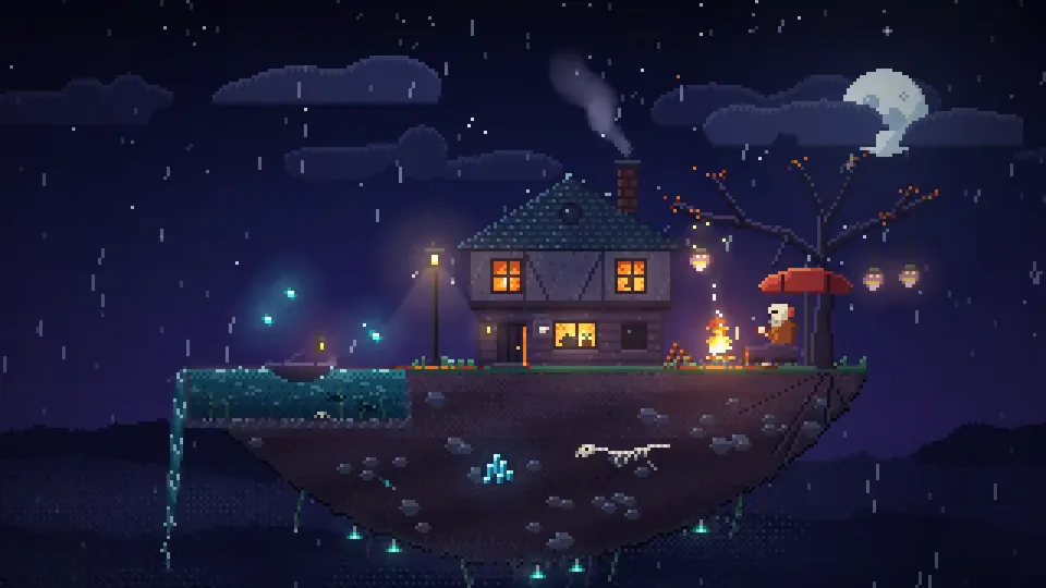 Rainy Pixel Island video thumbnail